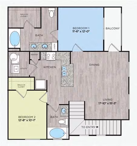 Unit 6201 3207 floor plan